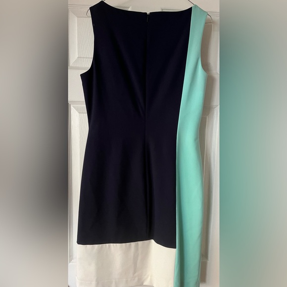 Lauren by Ralph Lauren Colorblock Cocktail Dress - Picture 2 of 3